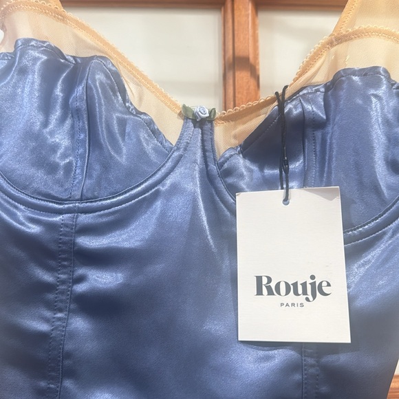 Rouje Beth top blue NWT lingerie - Picture 6 of 6